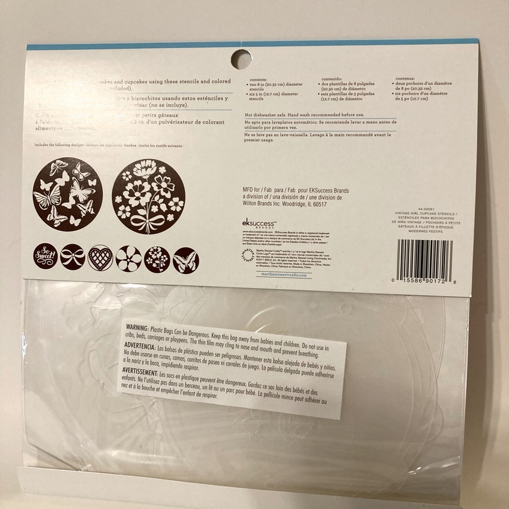 Martha Stewart Cupcake & Cake Stencils - Picture 2 of 5